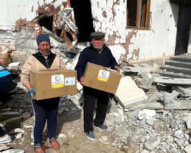 Survival packages for war-torn areas of Ukraine