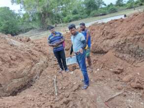 Reservoir rehabilitation in Mullaitivu