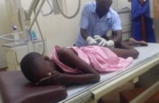 Emergency paediatric care to ill child in Uganda