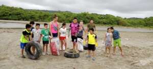 Weekly beach clean ups!