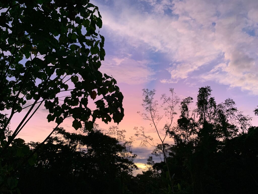 Sunset in Sani Isla