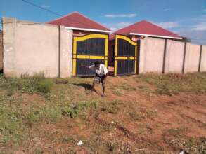 Gabriel working to get something to eat