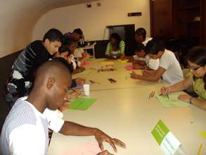 Working on their Entrepreneurship Project!