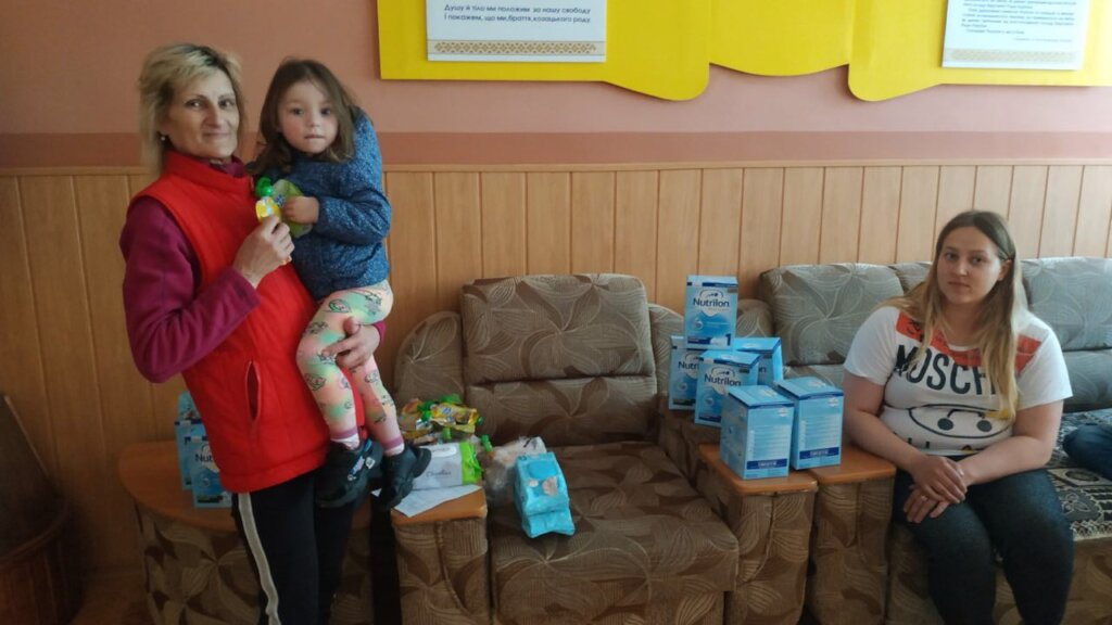 Newborn nutrition o Poltava refugee camp