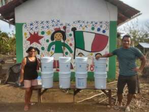 Water filters were delivered for human consumption