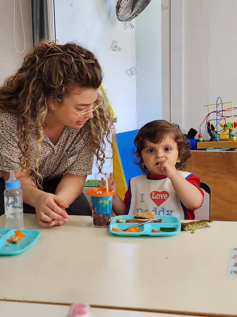Chimes Israel Center Teacher and Child