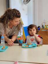 Chimes Israel Center Teacher and Child