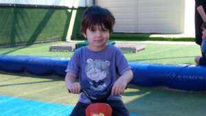 Child at Chimes Israel Early Childhood Center