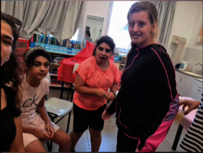 Girls in Chimes Israel's Empowerment Workshop