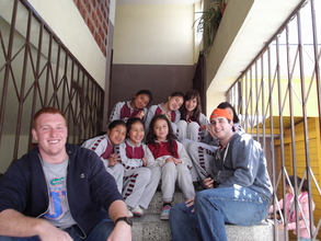 University of Florida Volunteers with students
