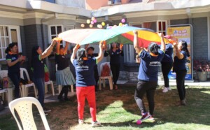 Workshop activity with daycare centers' staff