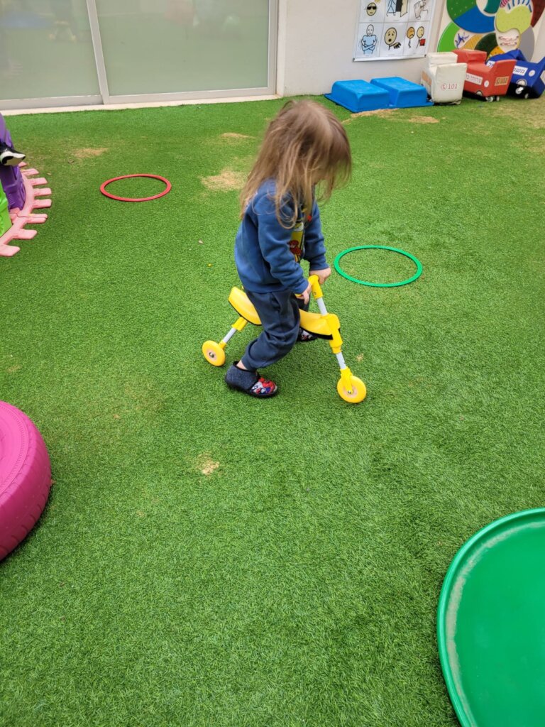 Child with disabilities at a Chimes Center