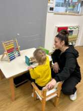 Child with disabilities at a Chimes Center