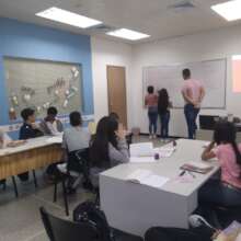 Our participants in their classes