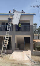 Solar panel installation