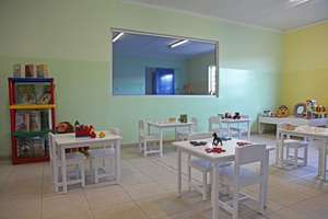 One of the model classrooms