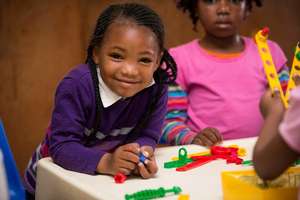 One of the children supported by Ikamva Labantu