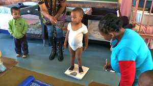 Health screening at one of the pre-schools