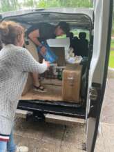 Our volunteer delivers help to lonely elderly