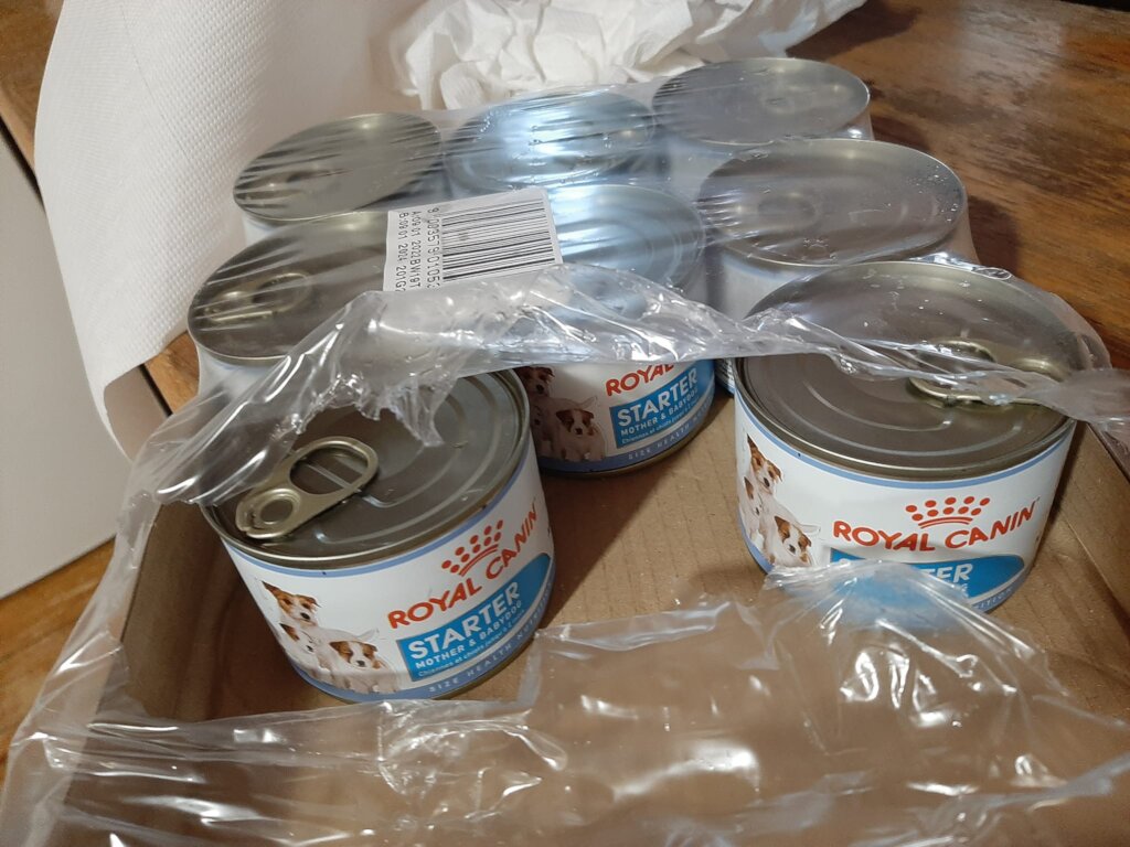 Food for a mother and her puppies