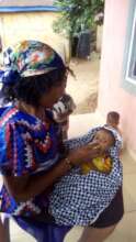 Tammy fed the baby, after noticing he was starved