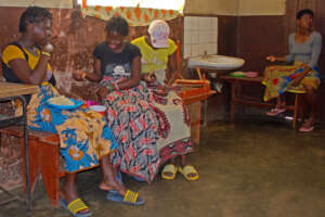 Students having lunch