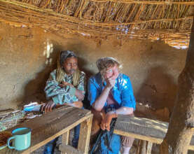 Natasha from CPIK and Julia, 2022 Peace Fellow