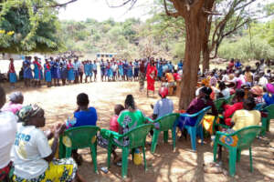 Talking empowerment at Kiserian village