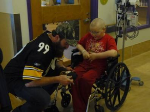 Pictured: Brett Keisel and Aaron Jones