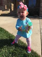 Eevie is all smiles.