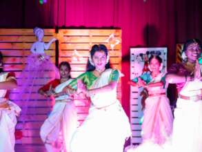 Traditional dancing at one of our Talent Shows