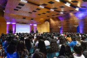 Festival inspirational talks - Filled auditorium