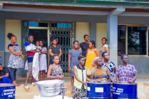 Beneficiaries Listening to speeches