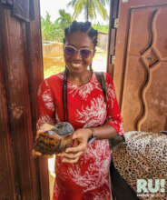 Snail produced by a snail farming beneficiary