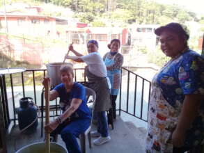 Cooking the masa