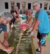 Happy hands create this holiday tradition.