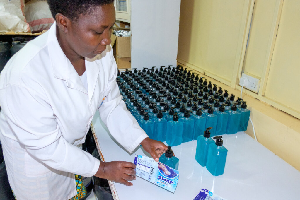 Liquid soap making to improve hand hygiene