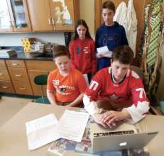 Raising awareness with the help of Ms. Feaster