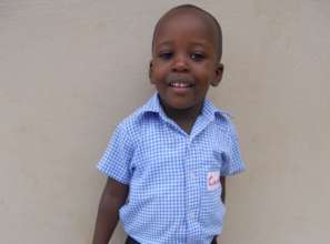 Carl, our sponsored kindergarten student