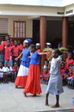 Flag Day celebration at Les Bons Samaritains