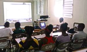 Student led wiki work in Haiti