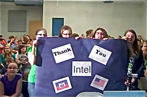 Heartfelt thanks from students in USA & Haiti
