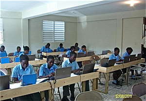 New computer room at James Stine College