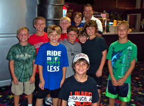 Tate's birthday party for our project