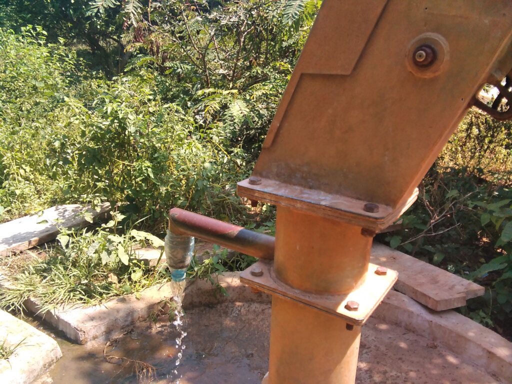 Old borehole repaired and functioning