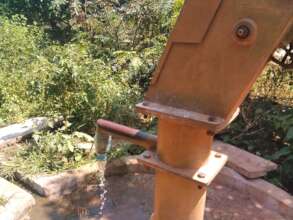 Old borehole repaired and functioning