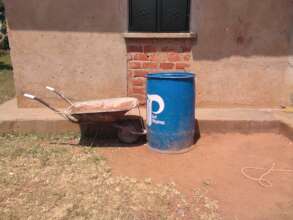 Only source of clean water, collection, rain water