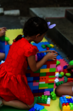 Play helps children to get to know each other
