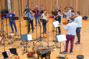 The group at work in October