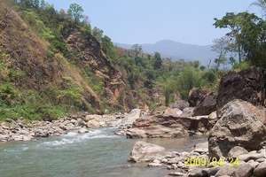 Site for bridge #36 on Dordi River